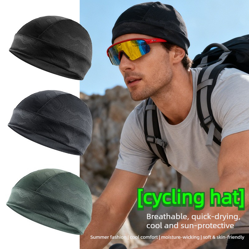 Skull Cap Helmet Liner - Yazlık İpek Kafatası Şapkası, İnce Nefes