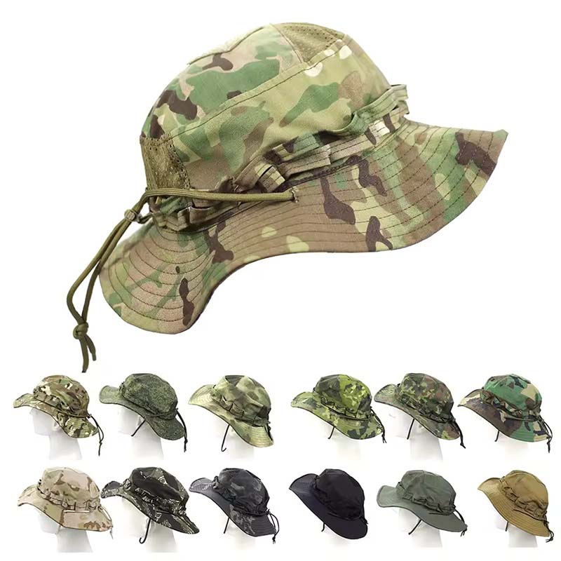 Boonie Hat Tactical - Açık Hava Kova Şapkası Kamuflaj Boonie