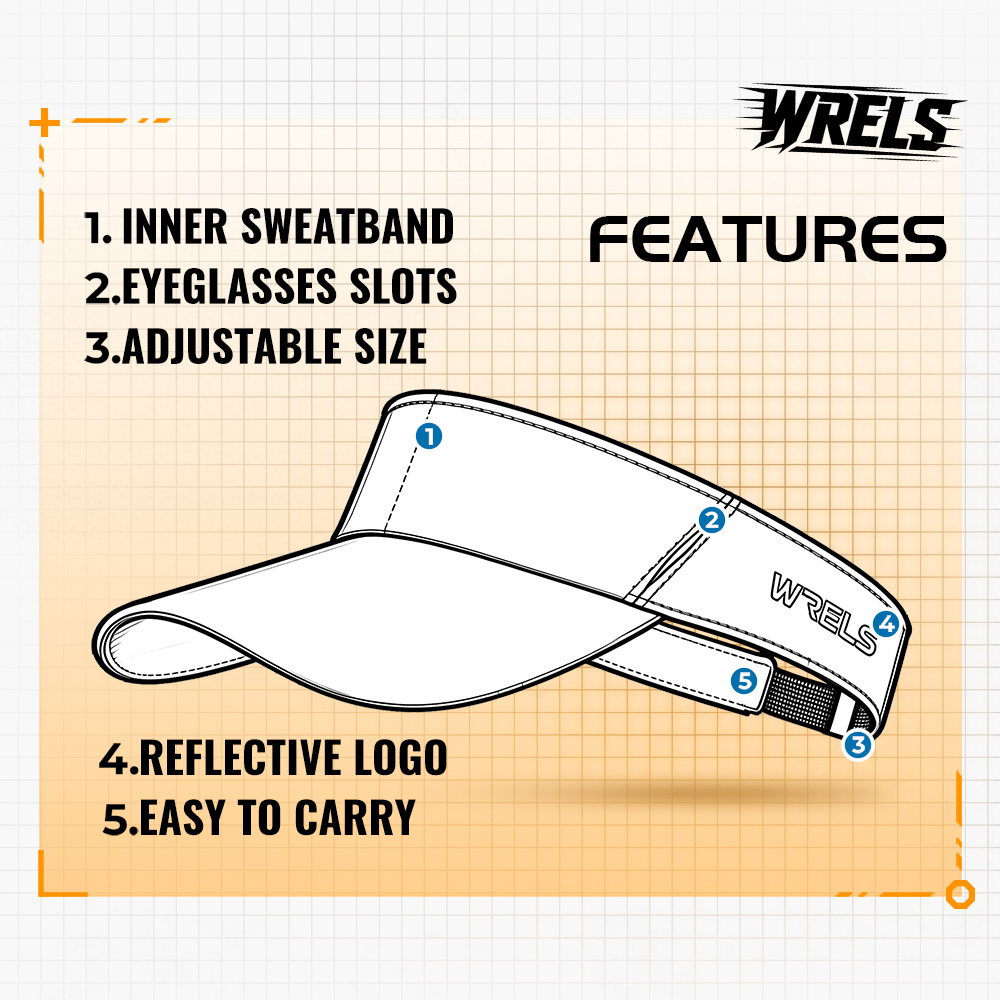 WRELS Spor Güneşliği Boş Tepel - Running Cap Lightweight incelemesi ve fiyatı