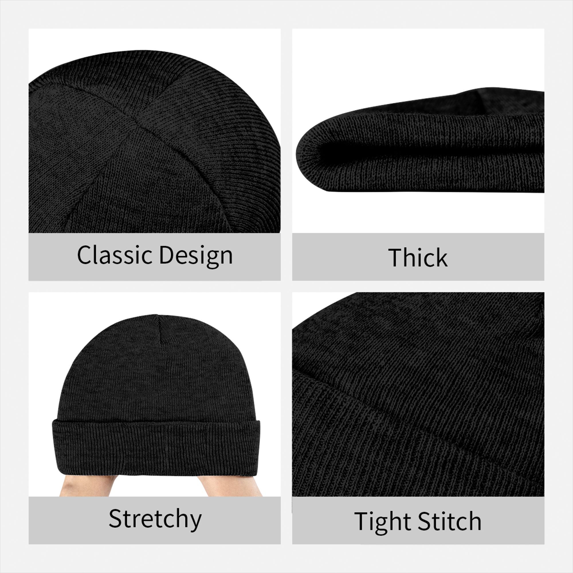 Kadın Erkek Nervürlü Örgü Manş - Beanie Cuffed Knit incelemesi ve fiyatı