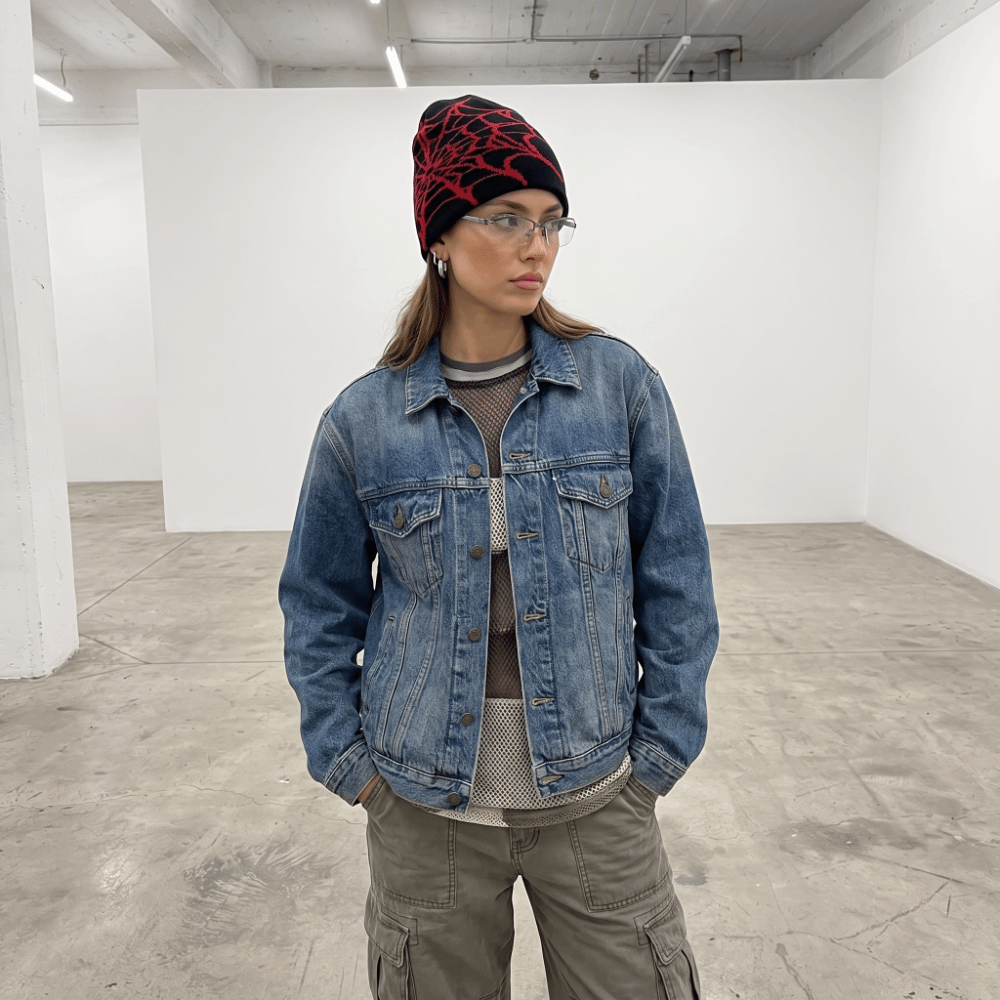 Gotik Yumuşak Örümcek Ağı Dese - Beanie Cuffed Knit incelemesi ve fiyatı