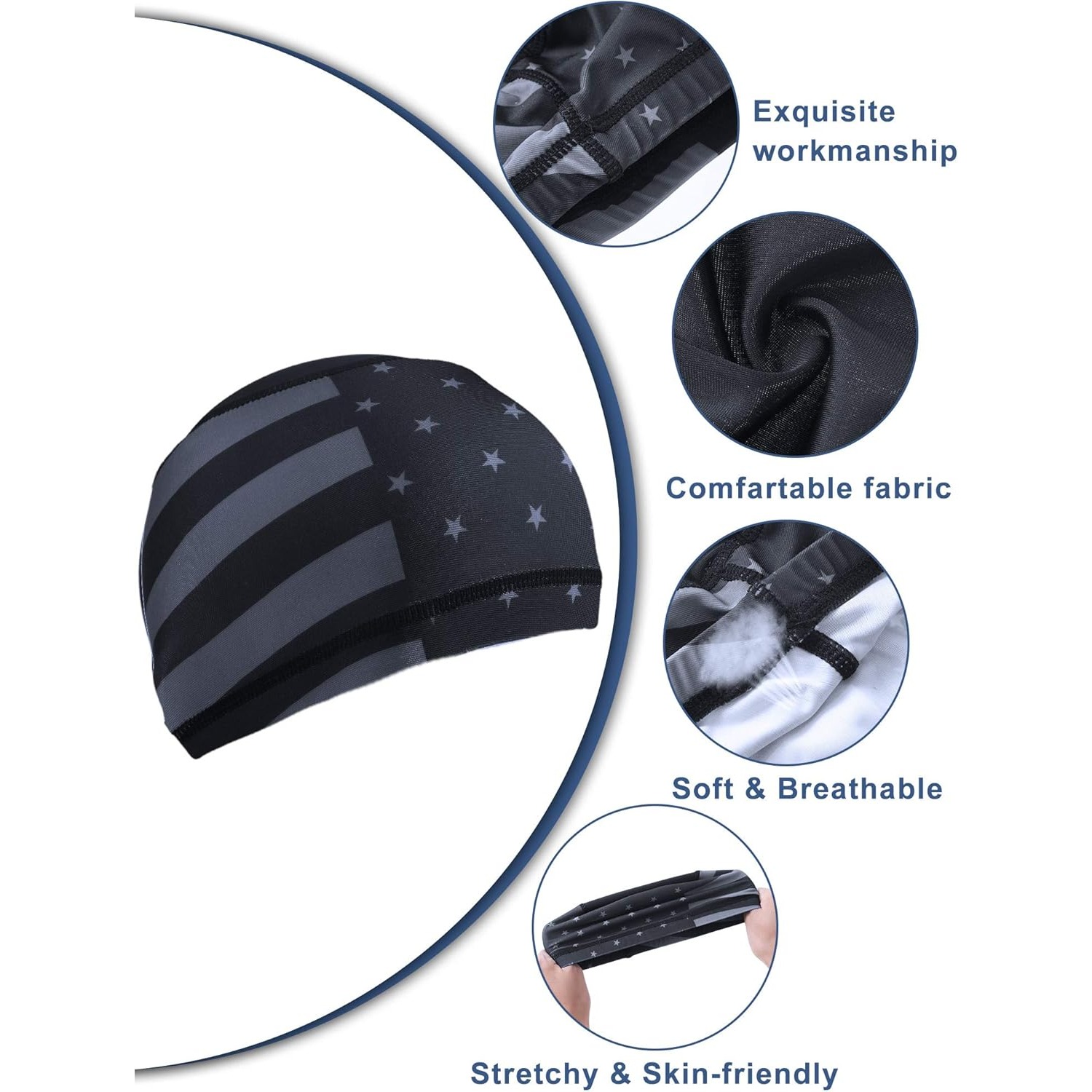 4x ABD Bayrağı Kafatası Kap Ka - Skull Cap Helmet Liner incelemesi ve fiyatı